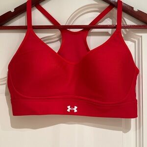 Under Armour Vibrant Red Sports Bra